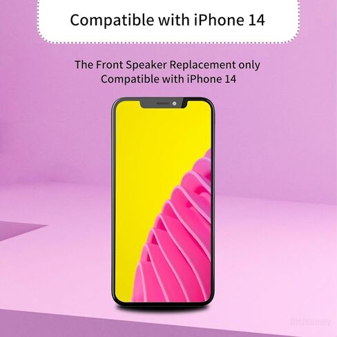 Power Volume Button Replacement for iPhone 14 On/Off Control Key Repair Mute Connector Silent Switch Flex Cable Sound Keyboard Ribbon Pre-Installed Metal Bracket Holder in Saudi Arabia