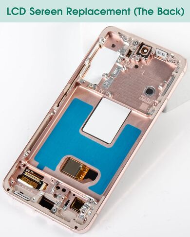 【US Version】 OLED for Samsung S22 5G Screen Replacement for Samsung Galaxy S22 5G SM-S901B G901U G901A G901W Digitizer Touch Screen Assembly with Frame (Gold, with Fingerprint) in Saudi Arabia
