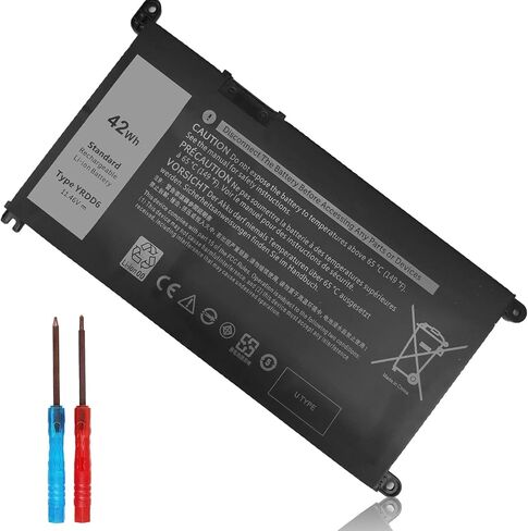 Emanjor 42Wh YRDD6 1VX1H VM732 بطارية لديل انسبايرون 5591 7586 5491 5481 5482 5485 3310 2 في 1 15 3582 3583 3593 3584 5590 5593 5594 5585 5598 14 3493 5493 5480 3793 فوسترو 3491 5581 5490 5590 in Kuwait