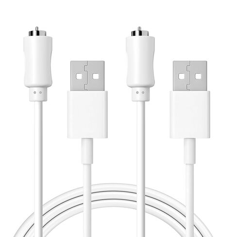 2 قطعة شاحن وردي كابلات شحن مغناطيسية كابلات USB 2.7ft سلك شاحن تيار مستمر مغناطيسي للشحن السريع استبدال محول شحن USB C -1Pin in Kuwait