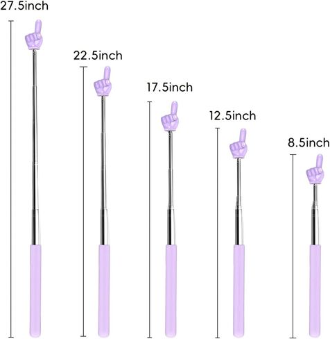 1Pcs Purple Pointer Finger Stick,Hand Pointer Stick for Classroom,Reading and Teaching in Saudi Arabia