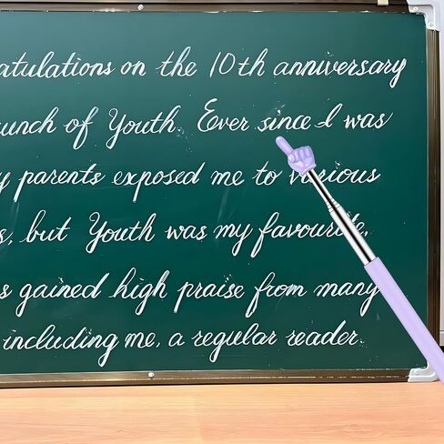 1Pcs Purple Pointer Finger Stick,Hand Pointer Stick for Classroom,Reading and Teaching in Saudi Arabia