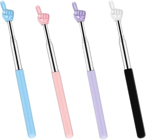 1Pcs Purple Pointer Finger Stick,Hand Pointer Stick for Classroom,Reading and Teaching in Saudi Arabia