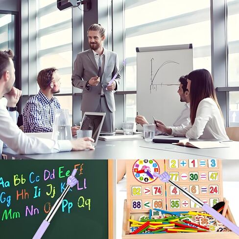 1Pcs Purple Pointer Finger Stick,Hand Pointer Stick for Classroom,Reading and Teaching in Saudi Arabia