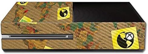MightySkins Carbon Fiber Skin for Microsoft Xbox One - Cool Corgi | Protective, Durable Textured Carbon Fiber Finish | Easy to Apply, Remove, and Change Styles | Made in The USA in Saudi Arabia