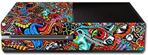 MightySkins Carbon Fiber Skin for Microsoft Xbox One - Cool Corgi | Protective, Durable Textured Carbon Fiber Finish | Easy to Apply, Remove, and Change Styles | Made in The USA in Saudi Arabia