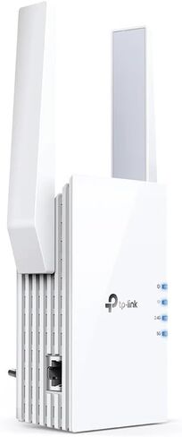 TP-Link AX1750 Wi-Fi 6 ثنائي النطاق، موسع النطاق مع معدل نقل سريع 1.75 جيجابت في الثانية، تجوال ذكي لتغطية لاسلكية مستمرة - RE1750X (متجدد) in Kuwait