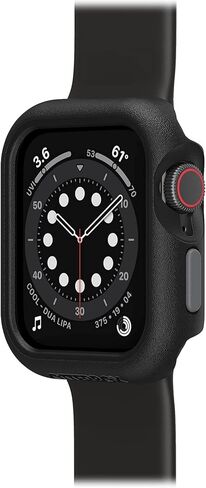 OtterBox All Day Case for Apple Watch Series 4/5/6/SE with Cleaning Cloth - Pavement (Black/Grey) in Saudi Arabia
