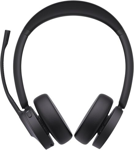 سماعات رأس Yealink WH64 Hybrid Dual UC مع تقنية Dongle Hybrid، تصميم ثنائي الأذنين، توافق عالمي، USB لتقليل الضوضاء in Kuwait