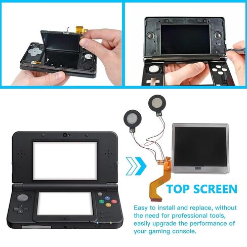 Homesweet 2026 New Top LCD Screen Replacement for Nintendo DS Lite - Pre-Soldered Speakers Included, Full Display Assembly in Saudi Arabia