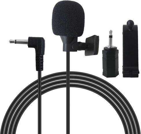GRABOTE Car Microphone 3.5mm Car Radio Mic Replacement for Kenwood KMR-M308BT KMR-D562BT KMR-D558BT KMM-BT308U KIV-BT901 KIV-BT900 KDC-X998,for Heas Unit with 2.5/3.5mm Mono mic Jack in Saudi Arabia