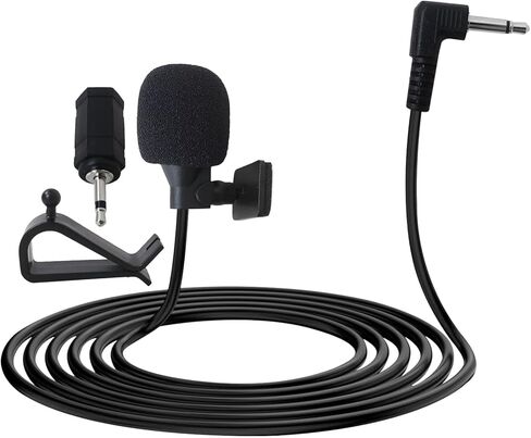 [2026 New] Car Microphone 3.5mm, Car Radio Mic Replacement for XNV-770BT, XAV-72BT, XAV-712HD XAV-68BT, XAV-62BT, XAV-622, XAV-602BT, XAV-64BT ,for Heas unit with 2.5mm / 3.5mm mono mic jack in Saudi Arabia