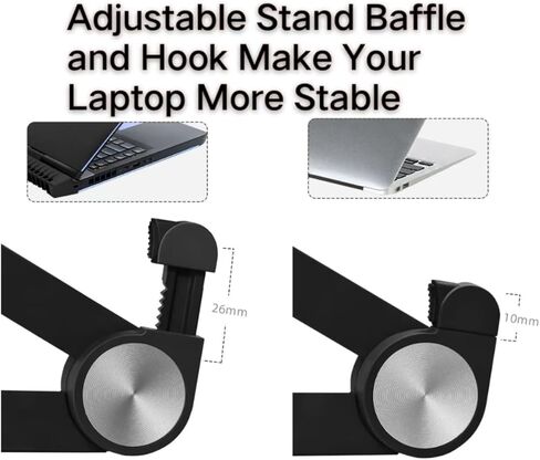 Portable Laptop Stand for Msi Raider GE68 HX 14VFG-290TAA Laptop for Desk,Made of Reinforced Nylon, 304 Stainless Steel and Silicone in Kuwait