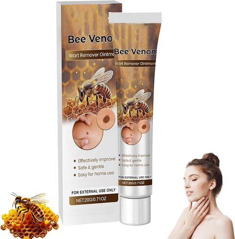 YunNing Wart Remover，2PCS Bee Venom Cream，Natural Ingredients Smooth and Moisturize The Skin Suitable for All Skin Types in Saudi Arabia