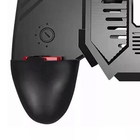 ciciglow Mobile Game Controller, Professional Gamepad Game Console Sensitive Control 6 Finger Gamepad with Cooling Fan in Saudi Arabia