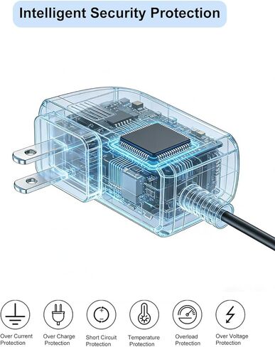 لسلك شاحن الغسيل الكهربائي Voweek، متوافق مع VWS211 SP02 وLabigo LA1، سلك طاقة بطول 6.6 قدم، 9 فولت 1 أمبير in Kuwait