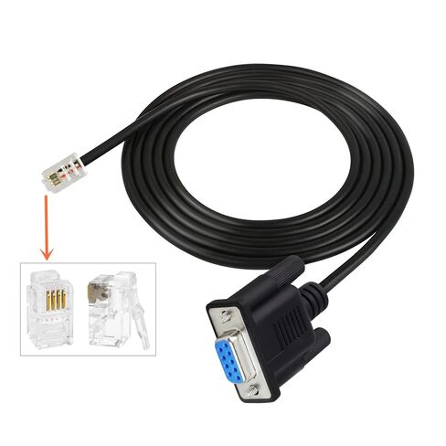 DB9s RS232 إلى RJ9 RJ11 4P4C كابل التحكم في التركيب الاستوائي لكابل وحدات التحكم in Kuwait