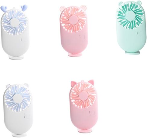 BESPORTBLE USB Rechargeable Silent Mini Fan Portable Mute USB Desk Cooling Fan for Office Home School Use Green in Saudi Arabia