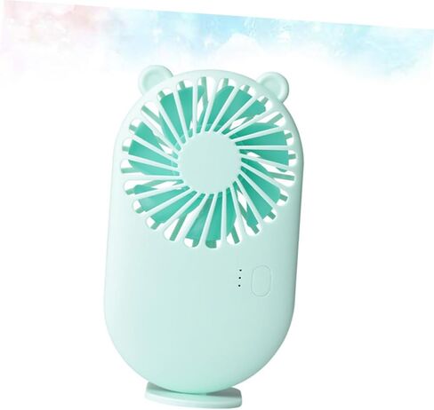 BESPORTBLE USB Rechargeable Silent Mini Fan Portable Mute USB Desk Cooling Fan for Office Home School Use Green in Saudi Arabia