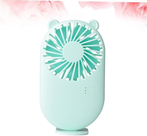 BESPORTBLE USB Rechargeable Silent Mini Fan Portable Mute USB Desk Cooling Fan for Office Home School Use Green in Saudi Arabia