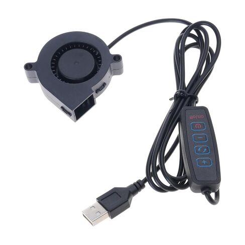 مروحة توجيه للكمبيوتر الشخصي تعمل بالطاقة USB 5 فولت 5015 مروحة تبريد عالية التدفق وسرعة قابلة للتعديل 3500 دورة في الدقيقة للكمبيوتر الشخصي والطابعات ثلاثية الأبعاد ومنفاخ تبريد الطرد المركزي in Kuwait