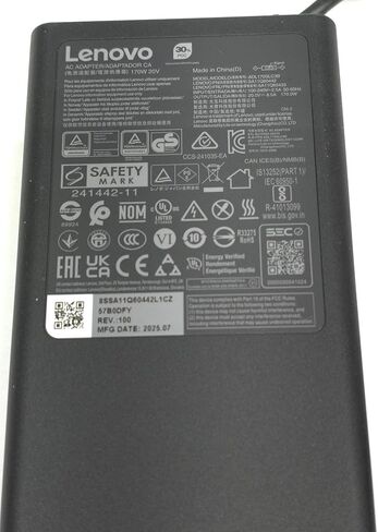 محول تيار متردد Lenovo Slim 245W لسلسلة Yoga S900-Yoga Pro 9 16IAH10، Y700 Series-Legion 7 16IAX10، متوافق P/N: ADL245SDC3A، SA11Q29115، 5A11Q29116، ADL245SLC3A، SA11Q29123، SA11Q29120. in Kuwait