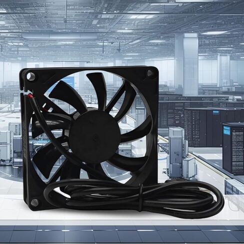 Quiet 80x80x15mm USB Fan Lightweight 5VDC High Cooling for Electronics Lab Devices Storage Systems in Kuwait