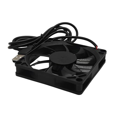 Quiet 80x80x15mm USB Fan Lightweight 5VDC High Cooling for Electronics Lab Devices Storage Systems in Kuwait