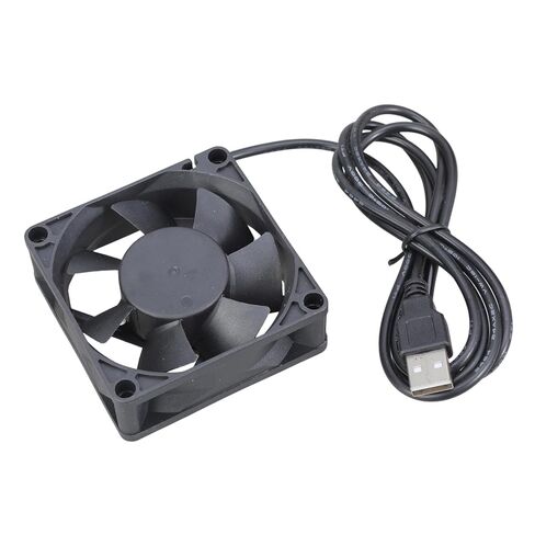 Silents 7 سم 7025 USB مروحة تبريد الطاقة 5V 0.3A 28CFM لأجهزة الكمبيوتر الشخصية والطابعات مروحة الهيكل بالطاقة USB لجهاز التوجيه in Saudi Arabia