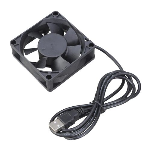 Silents 7 سم 7025 USB مروحة تبريد الطاقة 5V 0.3A 28CFM لأجهزة الكمبيوتر الشخصية والطابعات مروحة الهيكل بالطاقة USB لجهاز التوجيه in Saudi Arabia