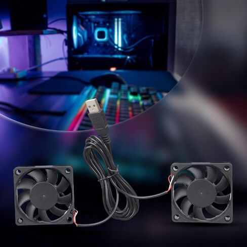 60x60x15 مللي متر USB 5 فولت مروحة التبريد مروحة محمولة للقرص HDTV استقبال راوتر DVR مكون خزانة الكمبيوتر in Kuwait