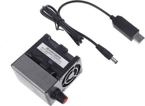 مروحة نفخ USB بمحركين منفاخ عالي الطاقة رائع لصهر المعادن والطهي في الهواء الطلق، ومروحة التخييم والشواء ومروحة الشواء in Kuwait