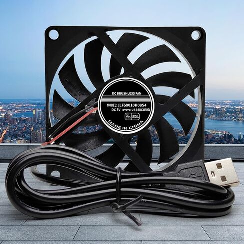 80x80x10 مللي متر USB 5 فولت مروحة تبريد إلكترونية منخفضة الضوضاء الكمبيوتر الإلكترونية فرش مروحة معدات الشبكات المنزلية مروحة التبريد لسطح المكتب in Kuwait