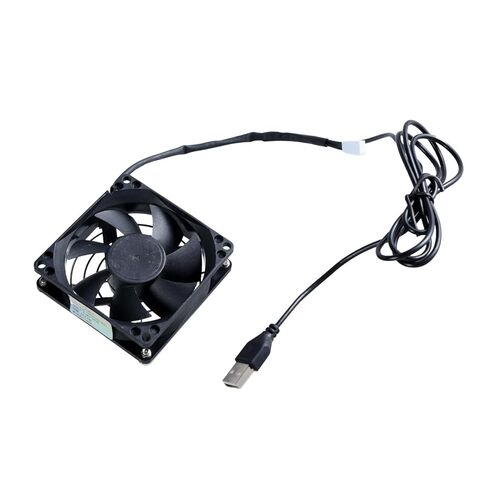 80mm USB Cabinet Fans with Thermostat Control for Effective Cooling of Electronics and Appliances Adjustable Thermostat Fan in Saudi Arabia