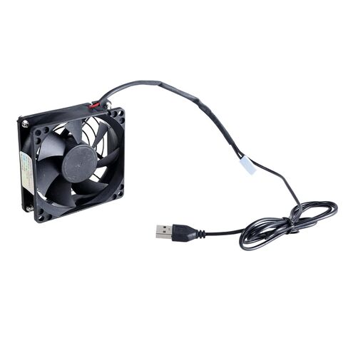 80mm USB Cabinet Fans with Thermostat Control for Effective Cooling of Electronics and Appliances Adjustable Thermostat Fan in Saudi Arabia