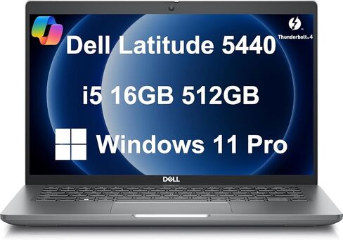 كمبيوتر محمول Dell Latitude 5440 5000 Business (14 بوصة FHD مضاد للتوهج، Intel 10-Core i5-1345U vPro (> i7-1255U)، ذاكرة الوصول العشوائي 16 جيجابايت، 512 جيجابايت SSD)، كاميرا ويب IR 1080p، Thunderbolt 4، Ethernet، Wi-Fi 6E، Win 11 Pro w/Copilot in Kuwait