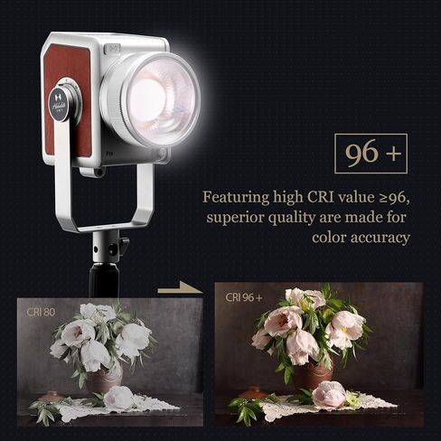 مجموعة إضاءة التصوير الفوتوغرافي Harlowe Pro LED بقدرة 300 وات مع شاشة LCD قابلة للفصل، CRI/TLCI 96+، 2700-6500K، إضاءة احترافية تعمل بالتيار المتردد/تيار مستمر للاستوديو in Saudi Arabia
