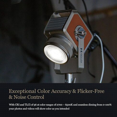 مجموعة إضاءة التصوير الفوتوغرافي Harlowe Pro LED بقدرة 300 وات مع شاشة LCD قابلة للفصل، CRI/TLCI 96+، 2700-6500K، إضاءة احترافية تعمل بالتيار المتردد/تيار مستمر للاستوديو in Saudi Arabia
