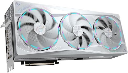 بطاقة رسومات Gigabyte AORUS GeForce RTX 5090 Stealth ICE 32G - 32 جيجا GDDR7، 512 بت، PCI-E 5.0، تردد أساسي 2655 ميجا هرتز، 3 x DP 2.1a، 1 x HDMI 2.1b، NVIDIA DLSS 4، GV-N5090AORUSST ICE-32GD in Saudi Arabia