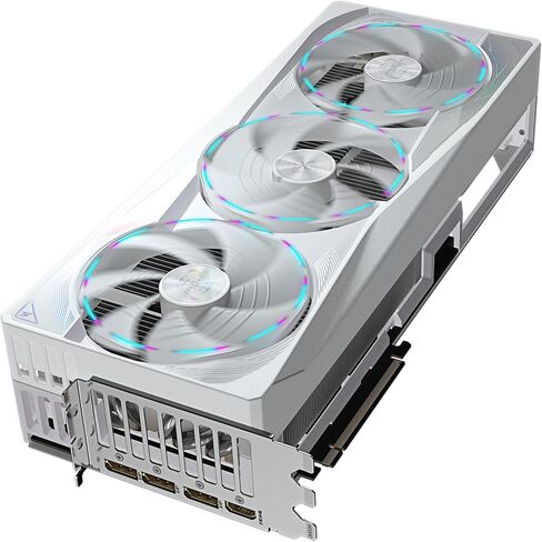بطاقة رسومات Gigabyte AORUS GeForce RTX 5090 Stealth ICE 32G - 32 جيجا GDDR7، 512 بت، PCI-E 5.0، تردد أساسي 2655 ميجا هرتز، 3 x DP 2.1a، 1 x HDMI 2.1b، NVIDIA DLSS 4، GV-N5090AORUSST ICE-32GD in Saudi Arabia