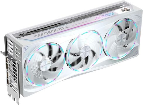 بطاقة رسومات Gigabyte AORUS GeForce RTX 5090 Stealth ICE 32G - 32 جيجا GDDR7، 512 بت، PCI-E 5.0، تردد أساسي 2655 ميجا هرتز، 3 x DP 2.1a، 1 x HDMI 2.1b، NVIDIA DLSS 4، GV-N5090AORUSST ICE-32GD in Saudi Arabia