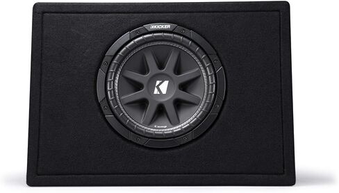 مضخم صوت KICKER 43TC104 Comp مقاس 10 بوصات في حاوية رفيعة ومحمولة بمقاومة 4 أوم in Kuwait