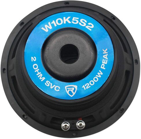 (2) Rockville K5 W10K5S2 10 بوصة 1200 وات 2 أوم مكبرات صوت للسيارة من CEA in Saudi Arabia