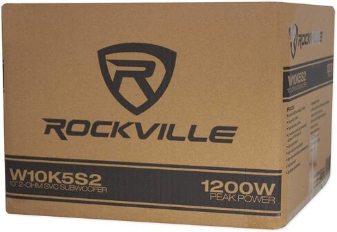 (2) Rockville K5 W10K5S2 10 بوصة 1200 وات 2 أوم مكبرات صوت للسيارة من CEA in Saudi Arabia
