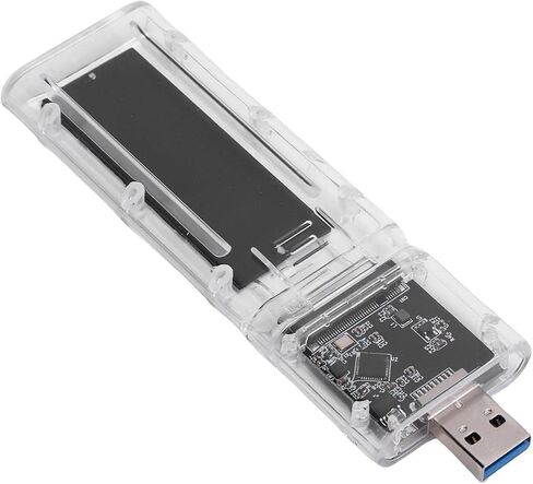 قارئ حاوية M.2 NVMe SSD، حافظة محول USB C 3.0 مع أداة إعداد لمحركات أقراص M.2 NVMe M Key SSDs 2280 حتى 2 تيرابايت in Kuwait