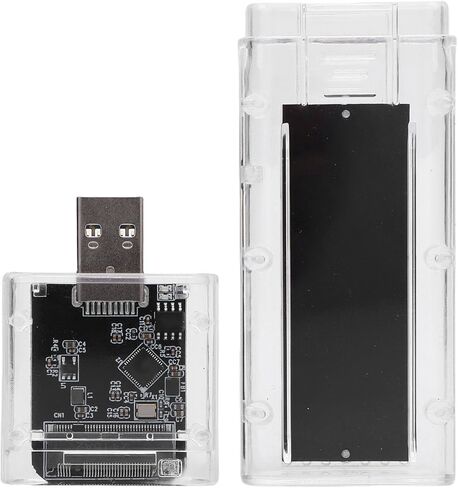 قارئ حاوية M.2 NVMe SSD، حافظة محول USB C 3.0 مع أداة إعداد لمحركات أقراص M.2 NVMe M Key SSDs 2280 حتى 2 تيرابايت in Kuwait