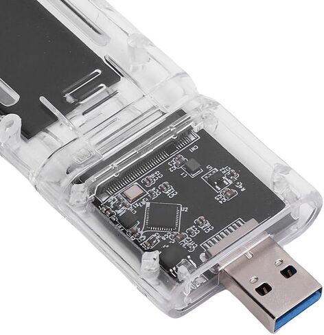 قارئ حاوية M.2 NVMe SSD، حافظة محول USB C 3.0 مع أداة إعداد لمحركات أقراص M.2 NVMe M Key SSDs 2280 حتى 2 تيرابايت in Kuwait