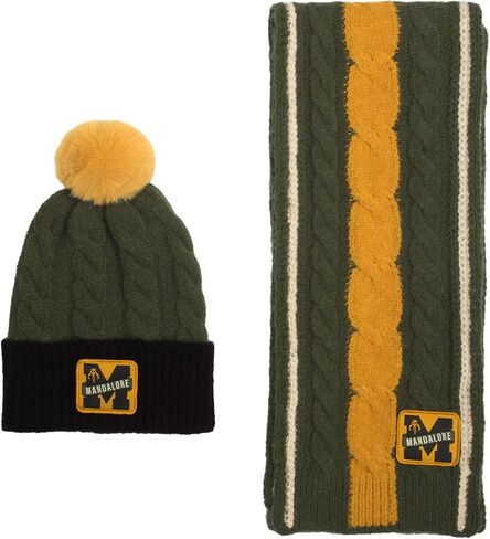 Heroes & Villains Adult 2-Pack Cable Knit Beanie & Scarf Set in Saudi Arabia
