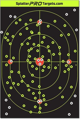 12x18 Splatter Targets. Fully Reactive Targets. See Your Hits and Your Misses! Shots Burst with a Bright Splatter Upon Impact. Instantly See Your Shots. in Kuwait