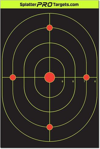 12x18 Splatter Targets. Fully Reactive Targets. See Your Hits and Your Misses! Shots Burst with a Bright Splatter Upon Impact. Instantly See Your Shots. in Kuwait